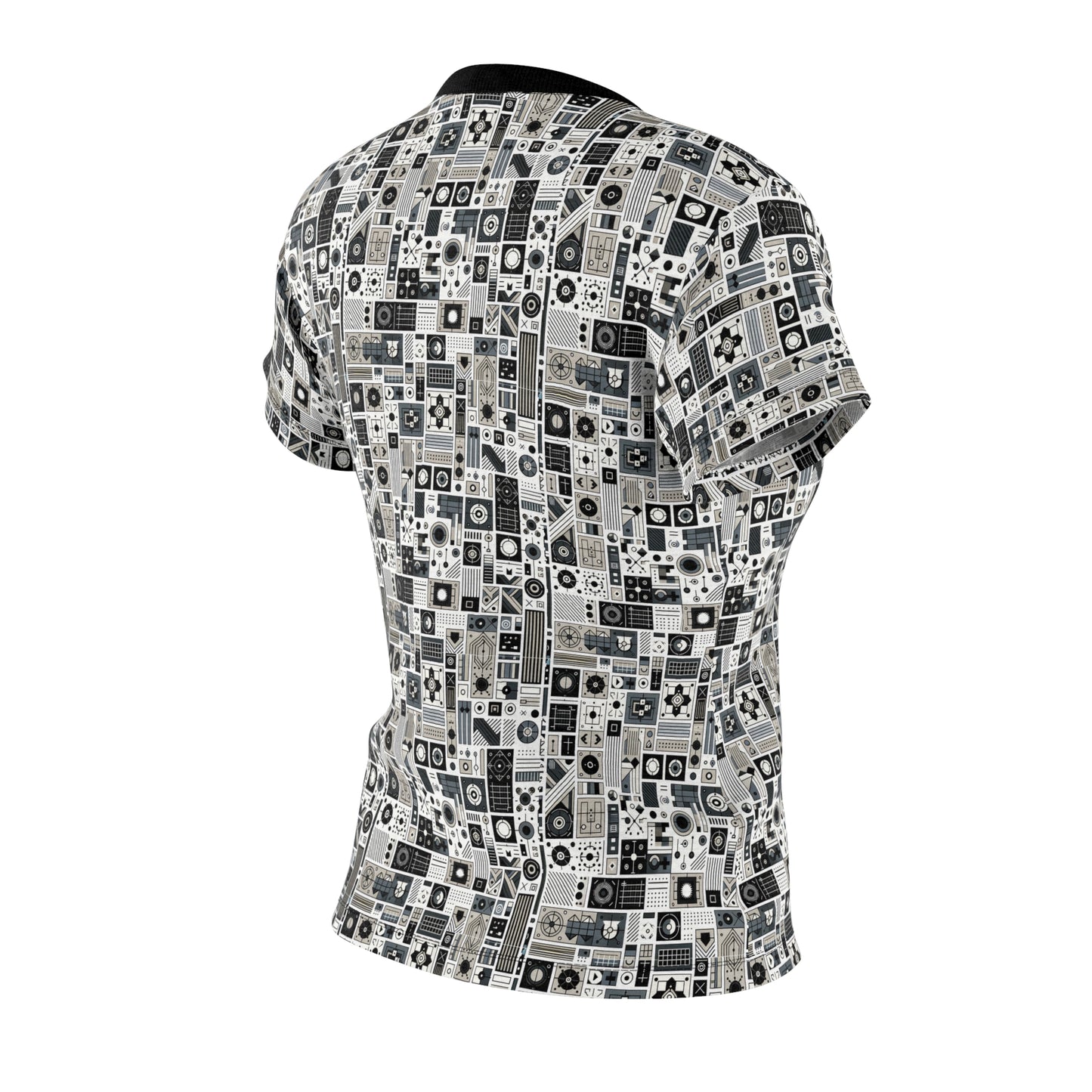 Digital Minimalism Minimalist Tech Women's Cut & Sew Tee - 8404 Design-45