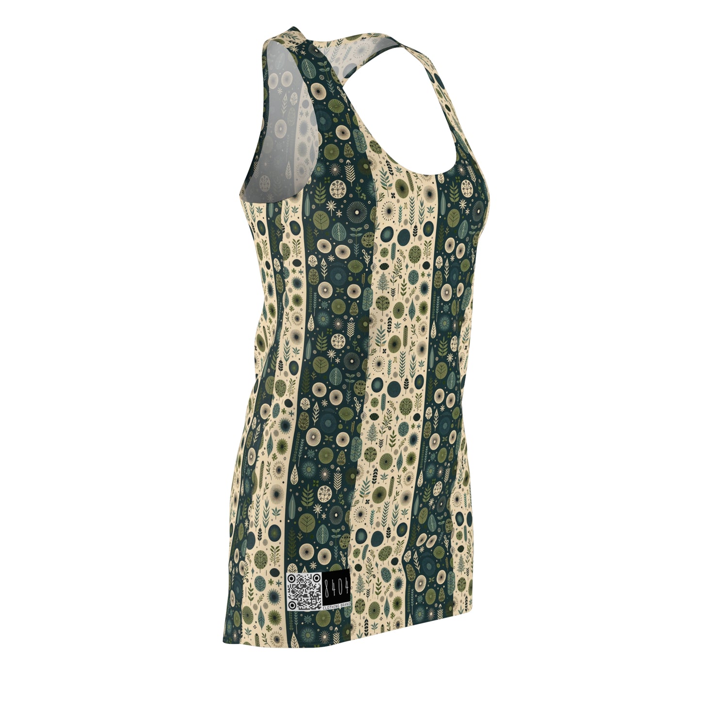 Sustainable Street Utility Sustainable Tech Streetwear Women's Cut & Sew Racerback Dress - 8404 Design-62
