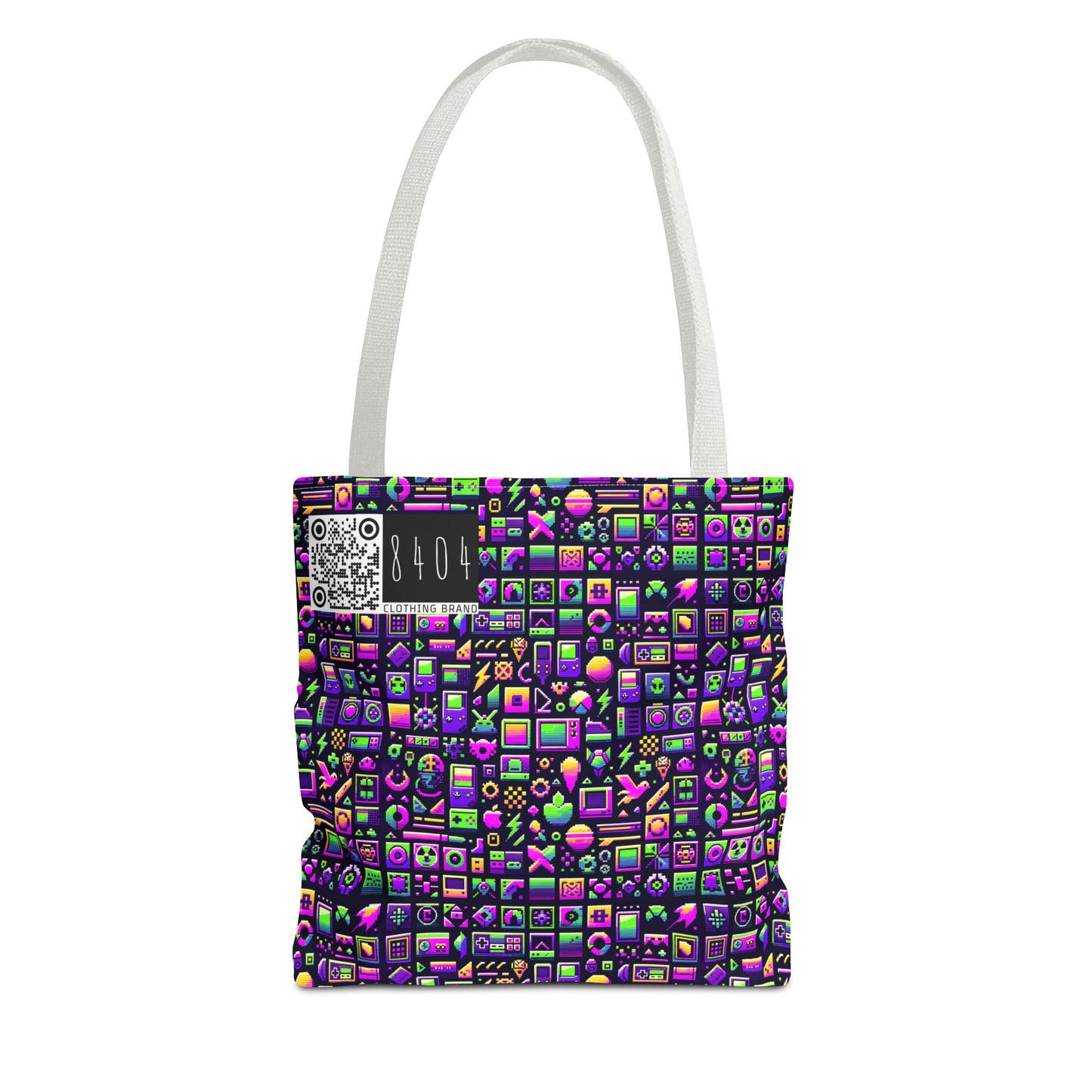 Digital Nostalgia Remix Modern Vintage Fusion Tote Bag - 8404 Design-49