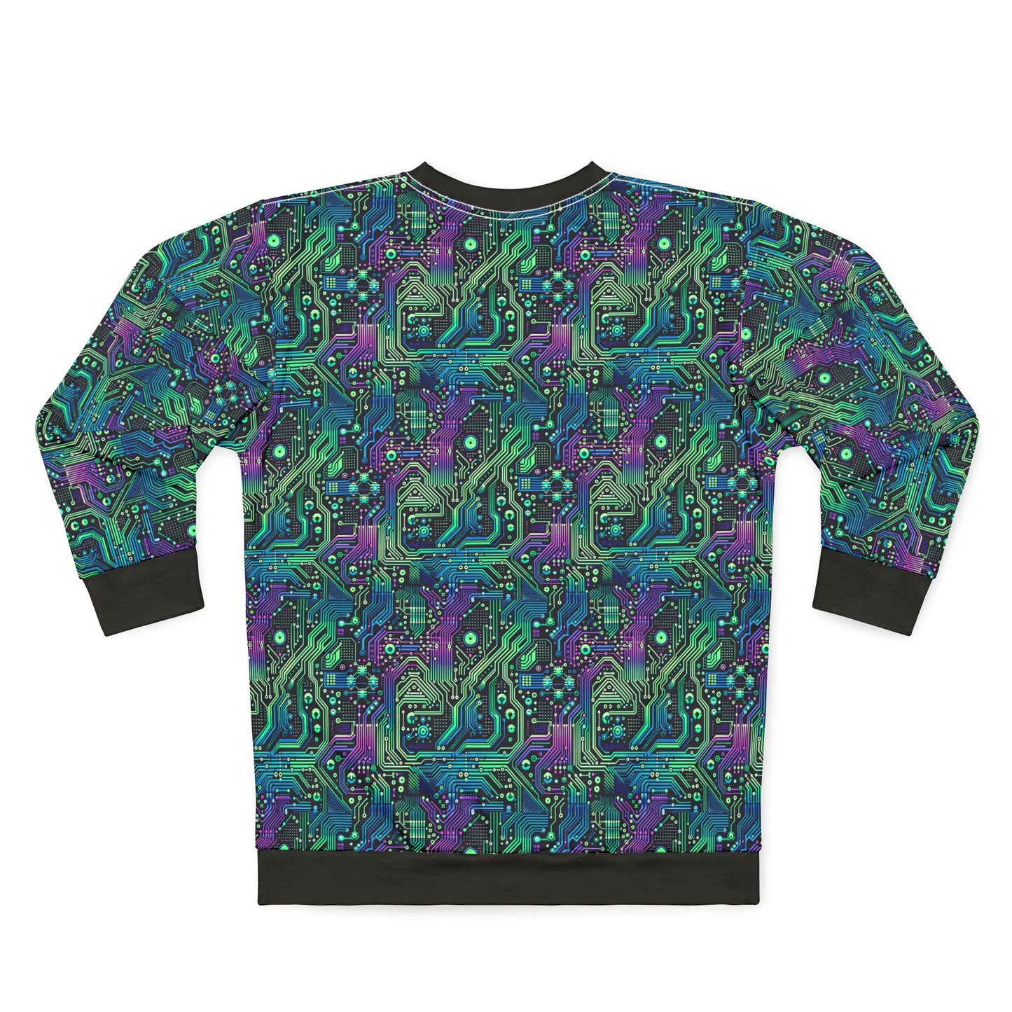 Tech-Infused Neon Tech-Forward Streetwear Sweatshirt - 8404 Design-66