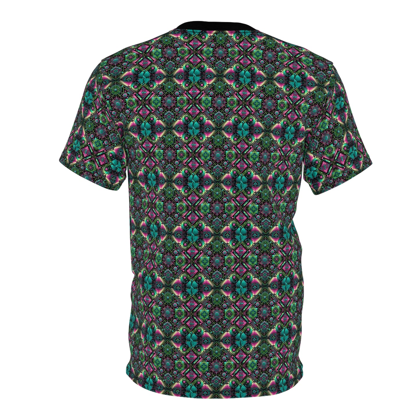 Tech-Infused Graphics Tech-Forward Streetwear Unisex Cut & Sew Tee - 8404 Design-45