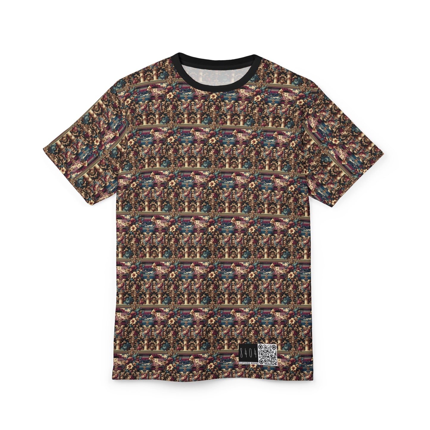 Digital Renaissance Modern Baroque Fusion Unisex Cut & Sew Tee - 8404 Design-58