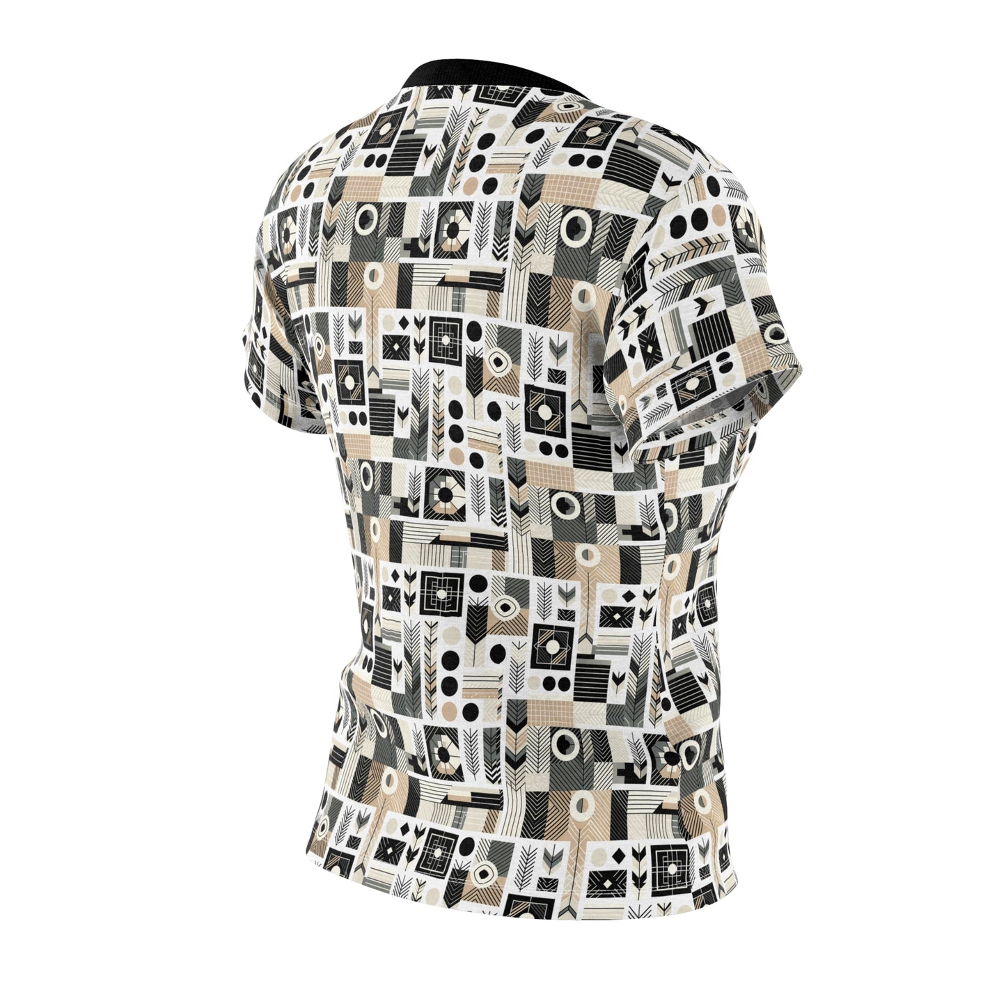 Elevated Athleisure Modern Sophistication With Sporty Elements Women's Cut & Sew Tee - 8404 Design-57