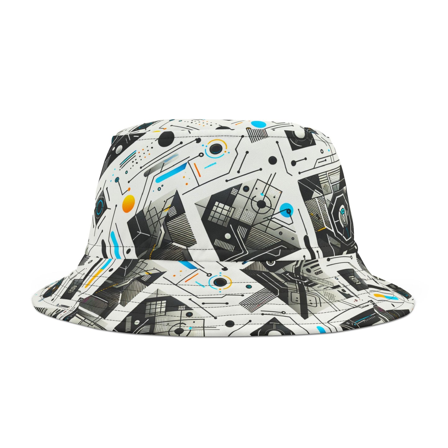 Tech Minimalism Minimalist Tech Bucket Hat - 8404 Design-47