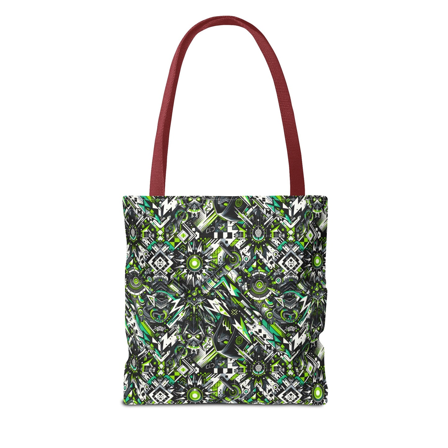 Graffiti Tech Fusion Bold Streetwear Fusion Tote Bag - 8404 Design-50