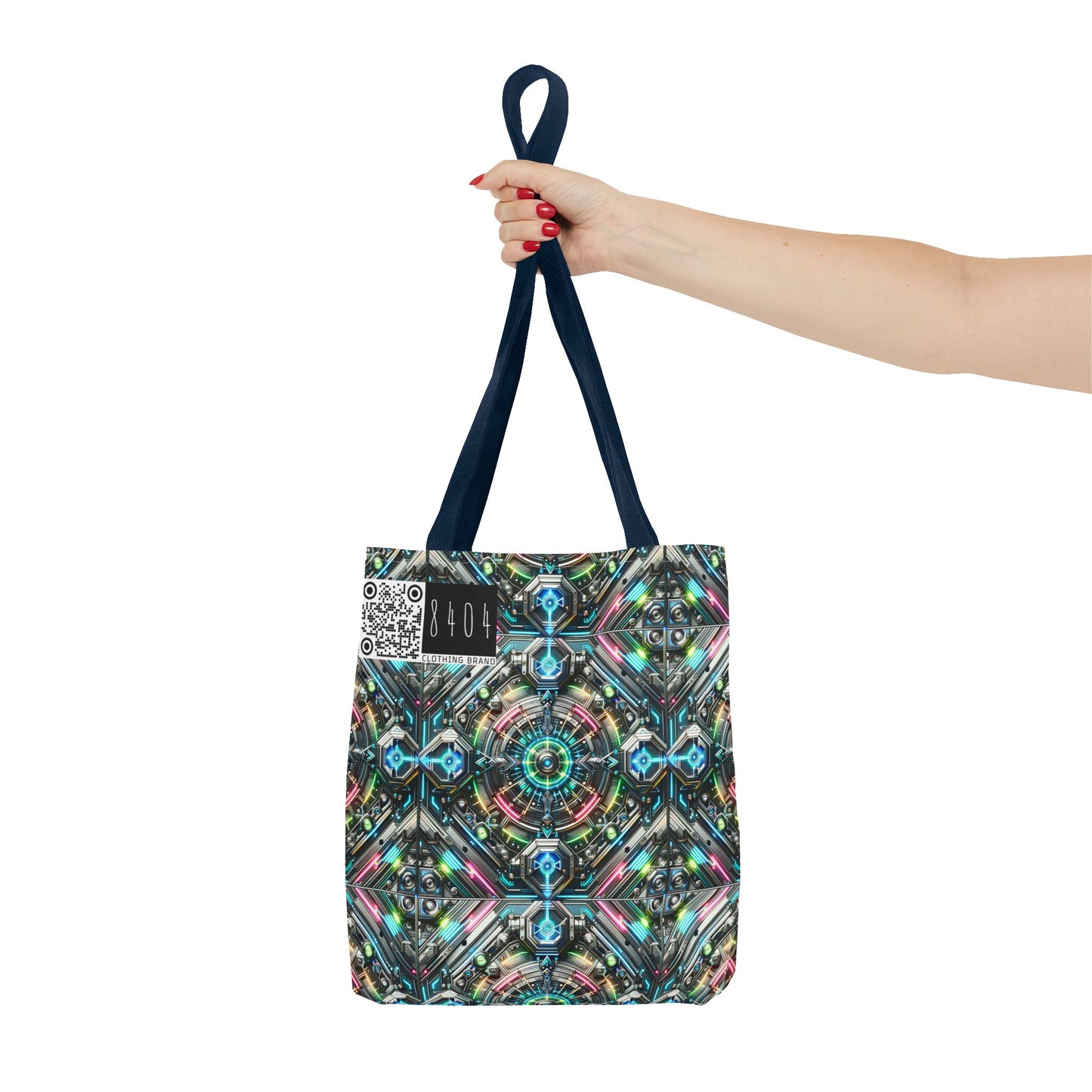 Tech-Infused Futurism Futuristic Tech Tote Bag - 8404 Design-53