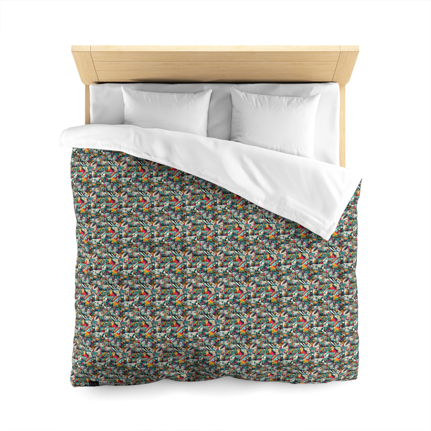 Graffiti Fusion Modern Street Art Fusion Microfiber Duvet Cover - 8404 Design-58