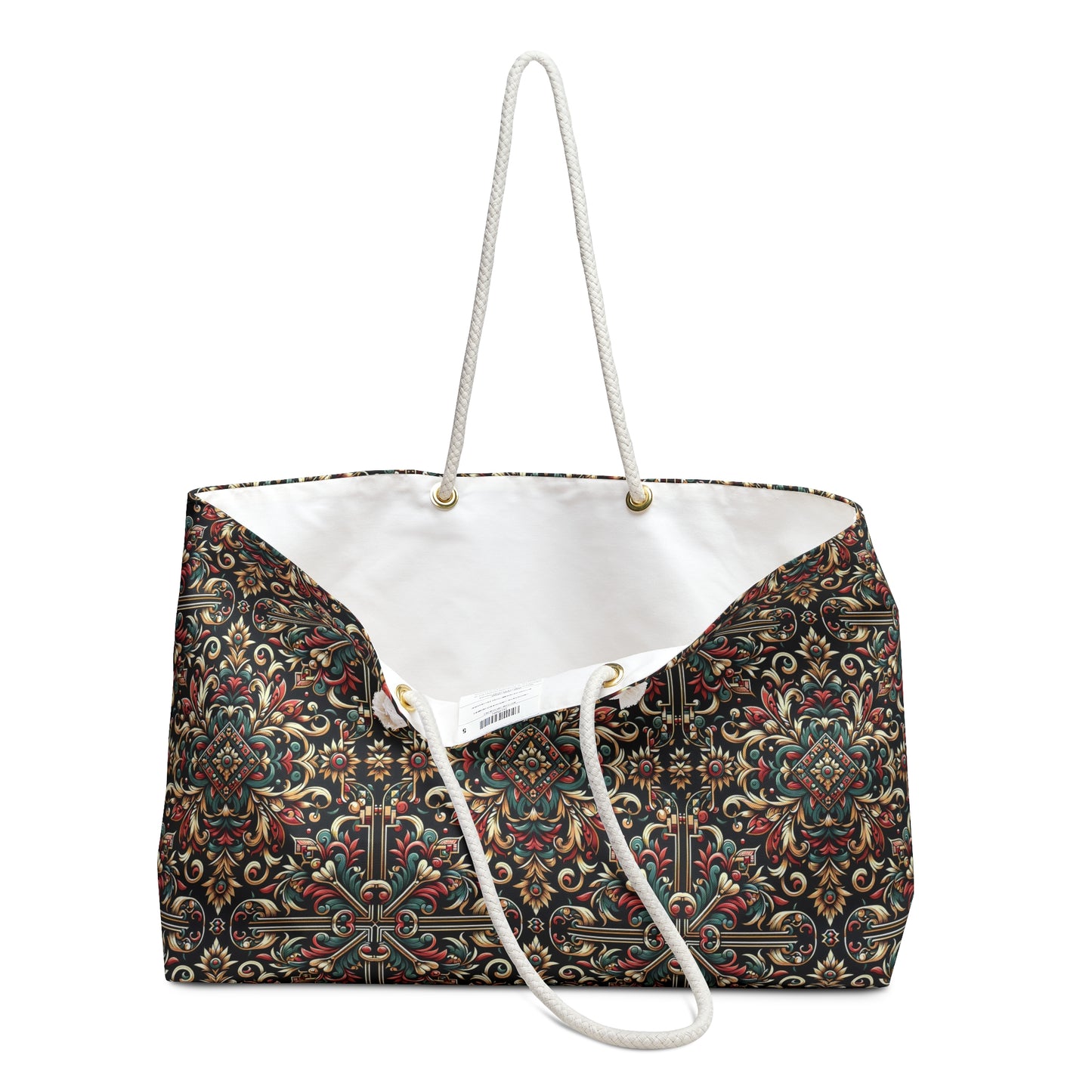 Streetwear Renaissance Artistic Clash of Old and New Weekender Bag - 8404 Design-46
