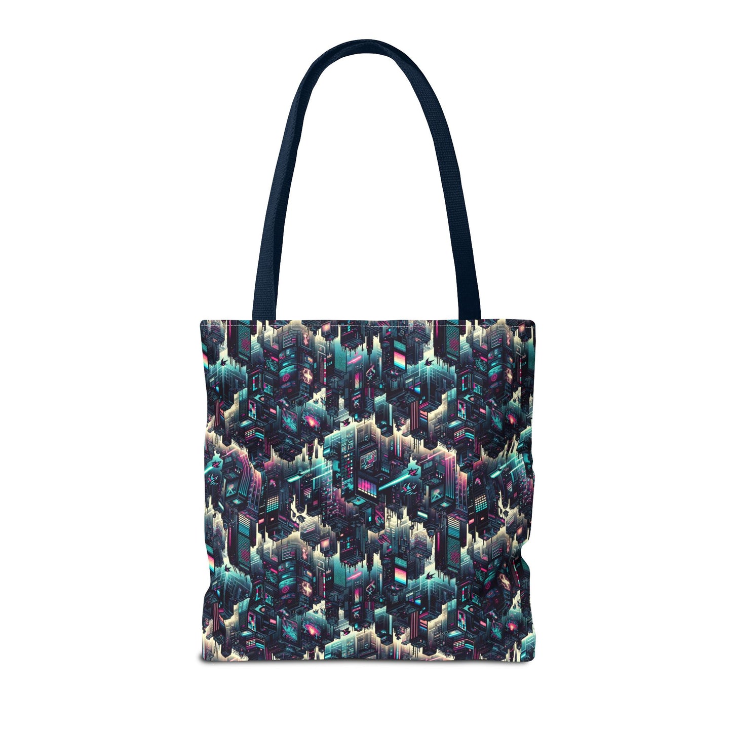 Digital Rebellion Tech-Inspired Streetwear Tote Bag - 8404 Design-51