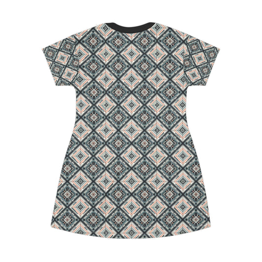 Tech Minimalism Minimalist Tech T-Shirt Dress - 8404 Design-60