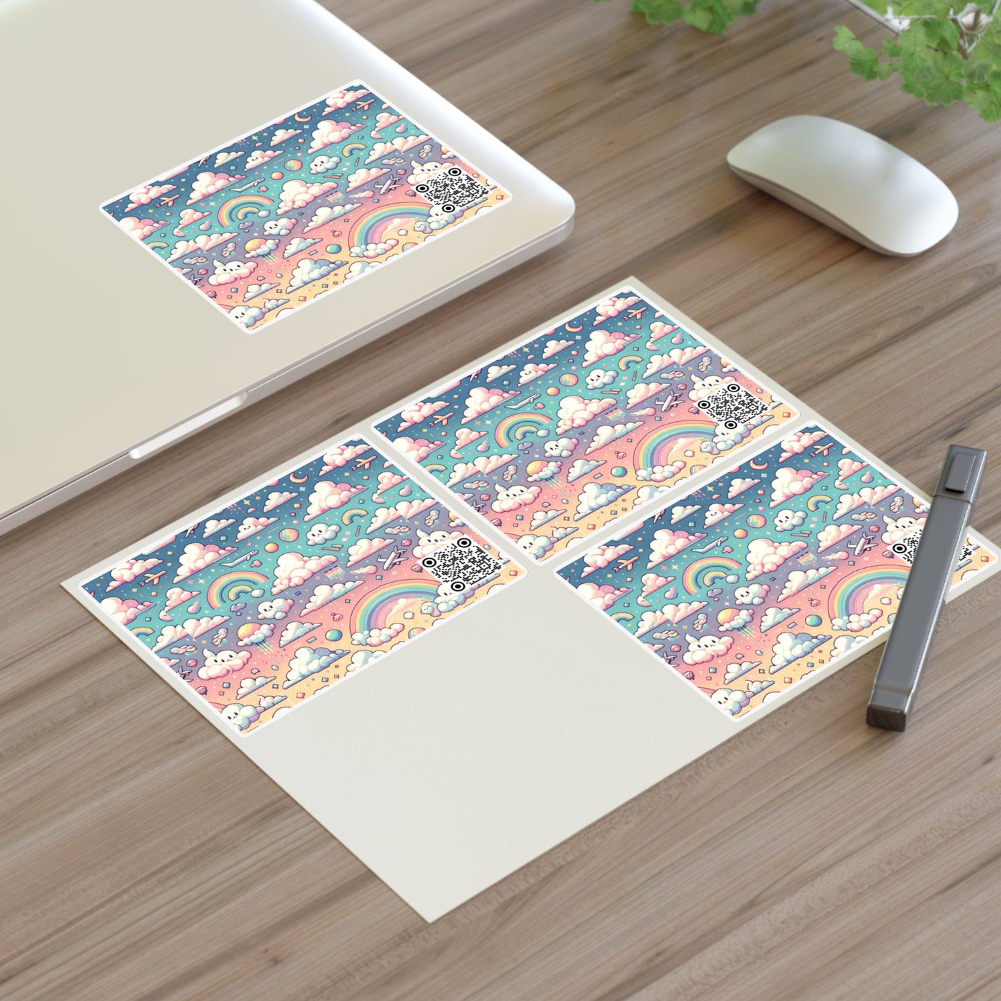 Digital Dreamland Whimsical and Nostalgic Streetwear With a Digital Twist Sticker Sheets - 8404 Design-58