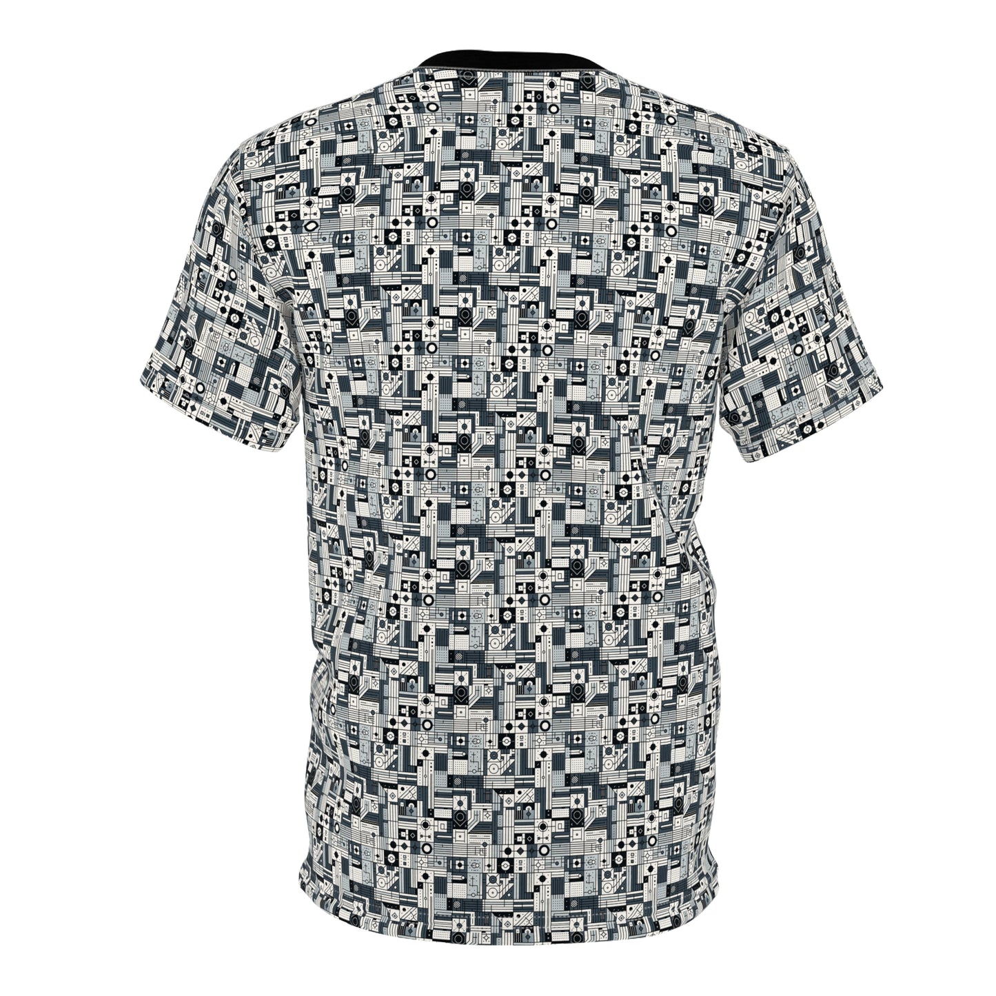 Digital Minimalism Minimalist Tech Unisex Cut & Sew Tee - 8404 Design-49