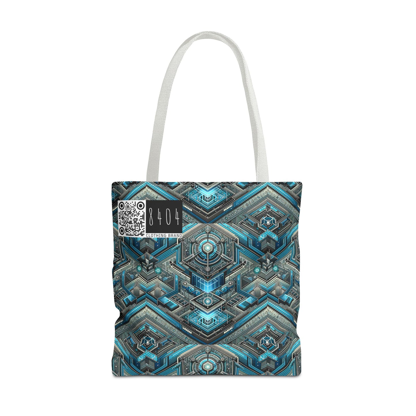Tech-Infused Futurism Sleek Tech Edge Tote Bag - 8404 Design-49