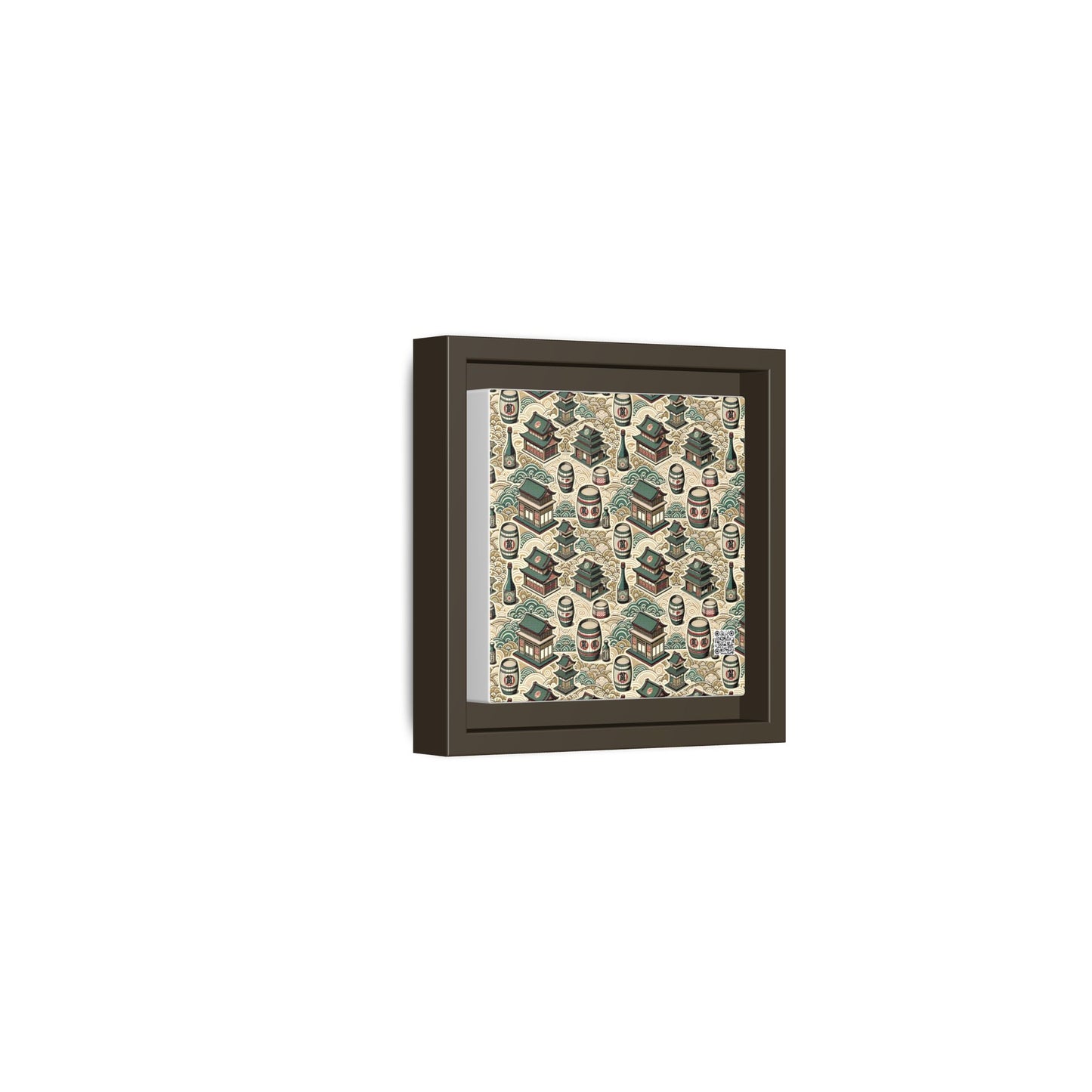 Cultural Artisanal Fusion Contemporary Cultural Elegance Matte Canvas, Framed (multi-Color) - 8404 Design-68 B