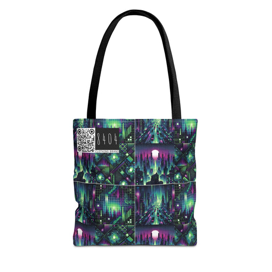Tech Noir Aesthetics Tech-Forward Urban Dystopia Tote Bag - 8404 Design-54