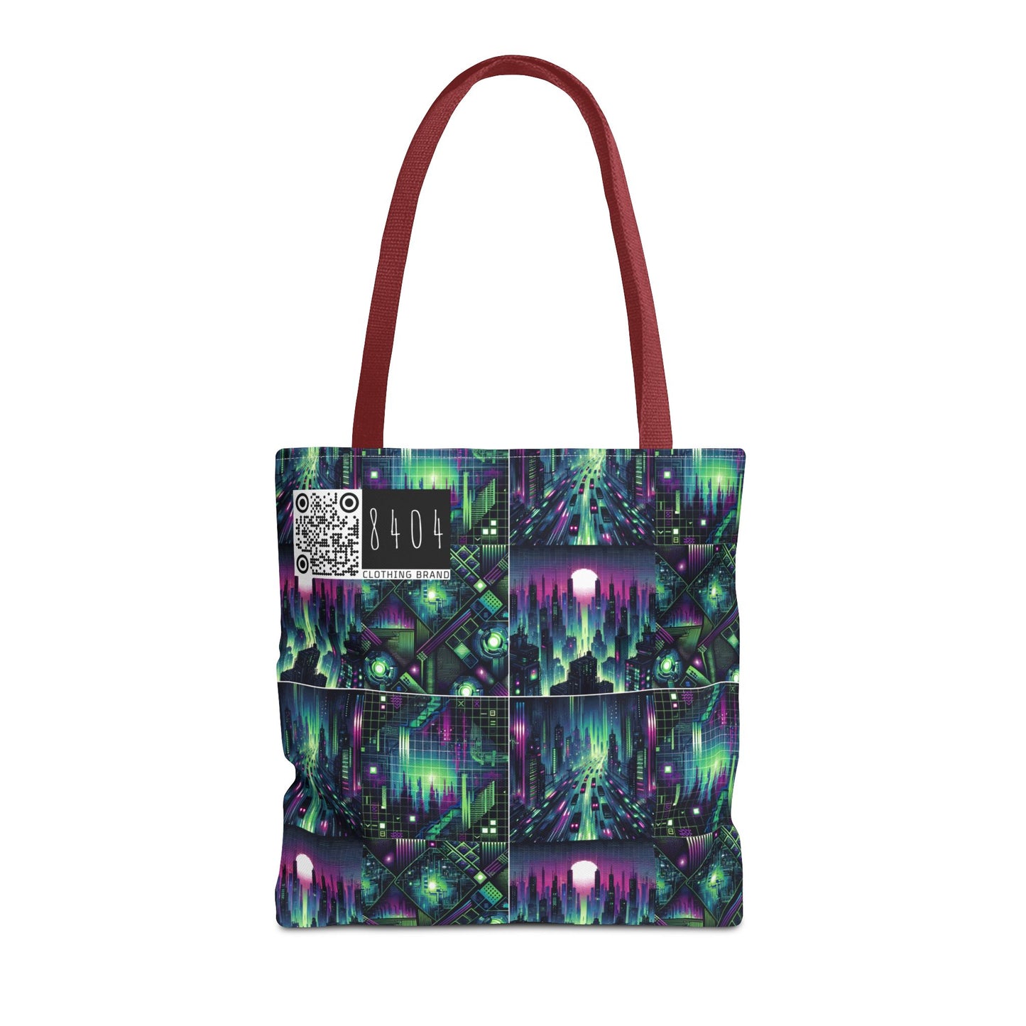 Tech Noir Aesthetics Tech-Forward Urban Dystopia Tote Bag - 8404 Design-54