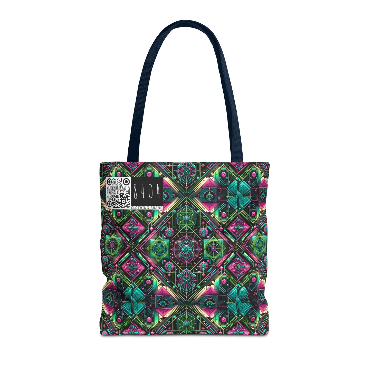 Tech-Infused Graphics Tech-Forward Streetwear Tote Bag - 8404 Design-45