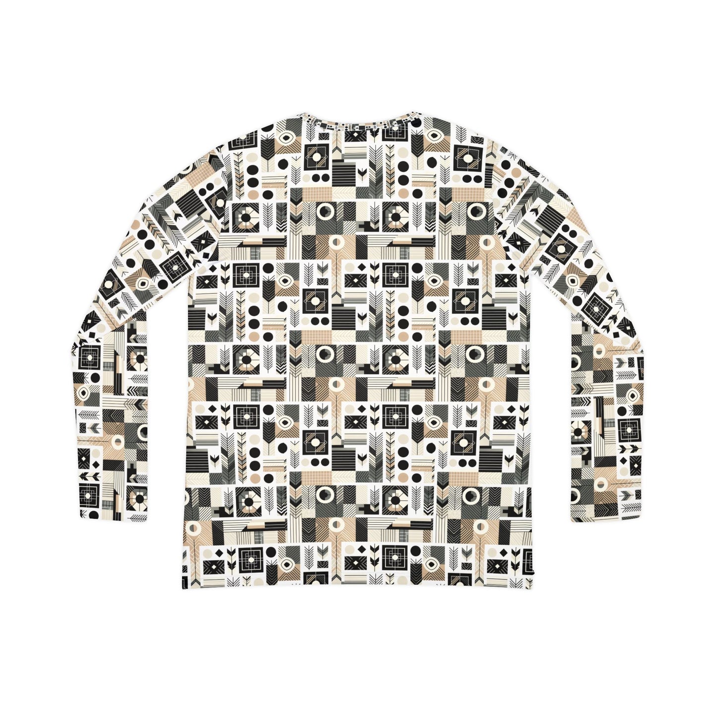 Elevated Athleisure Modern Sophistication With Sporty Elements Women's Long Sleeve V-Neck Shirt - 8404 Design-57