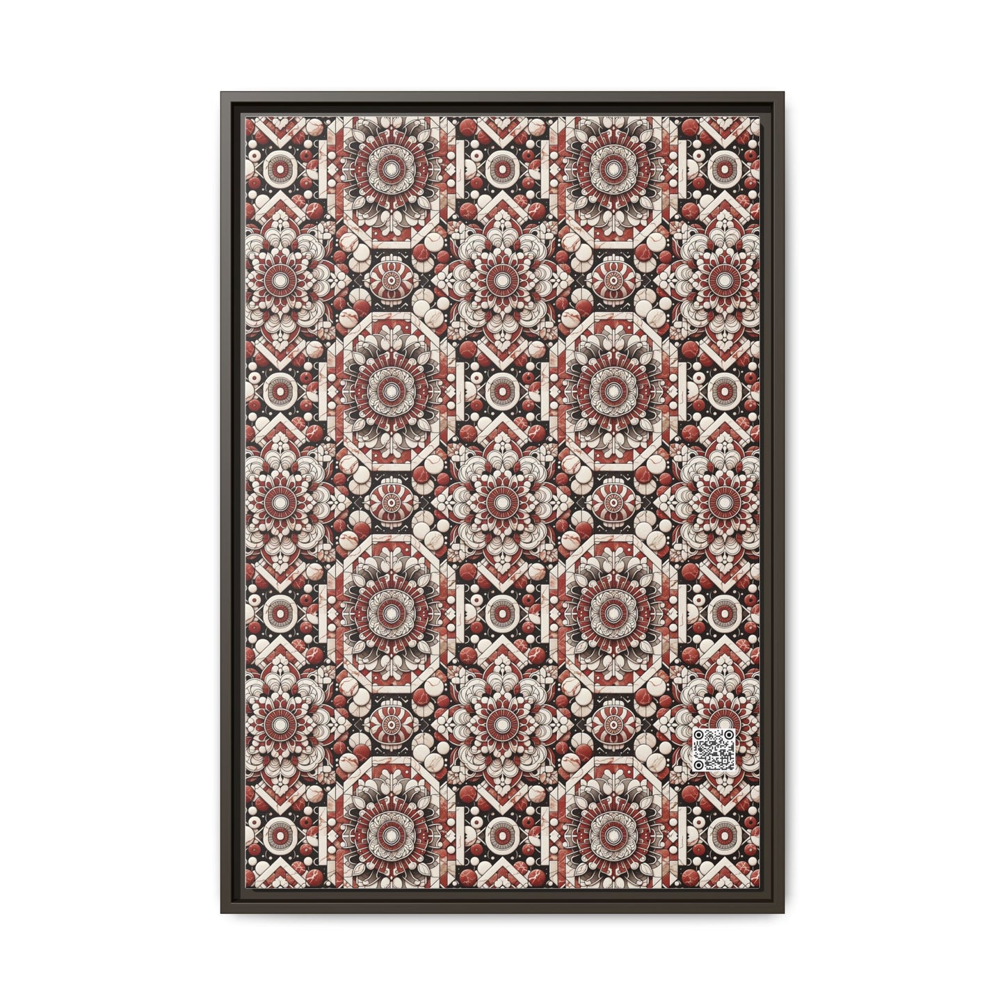 Neo Jomon Sculptural Aesthetics Artisanal Streetwear Matte Canvas, Framed (multi-Color) - 8404 Design-55 A
