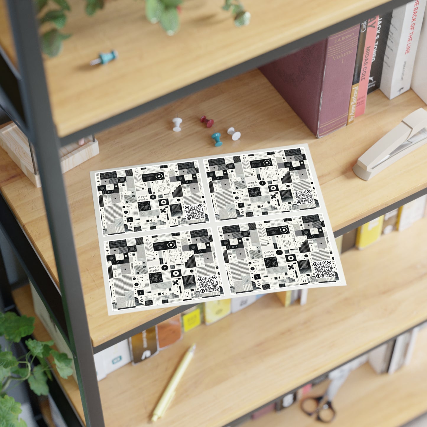 Digital Minimalism Minimalist Tech Sticker Sheets - 8404 Design-50