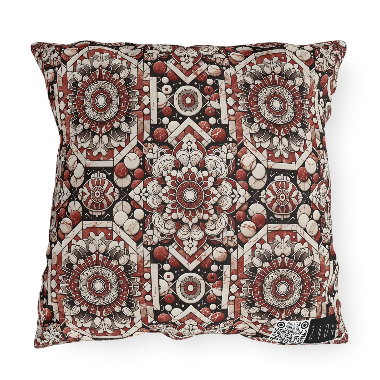 Neo Jomon Sculptural Aesthetics Artisanal Streetwear Outdoor Pillow - 8404 Design-55