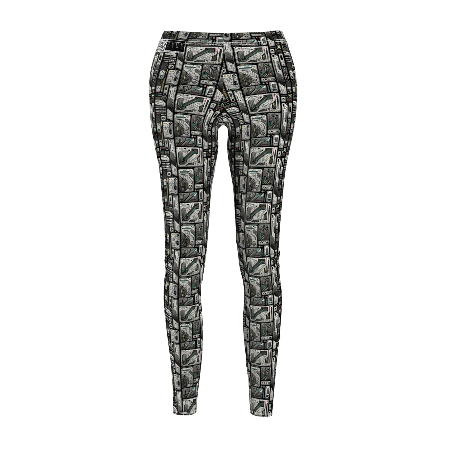 Tech Utility Gear Tech-Forward Minimalism Women's Cut & Sew Casual Leggings - 8404 Design-45