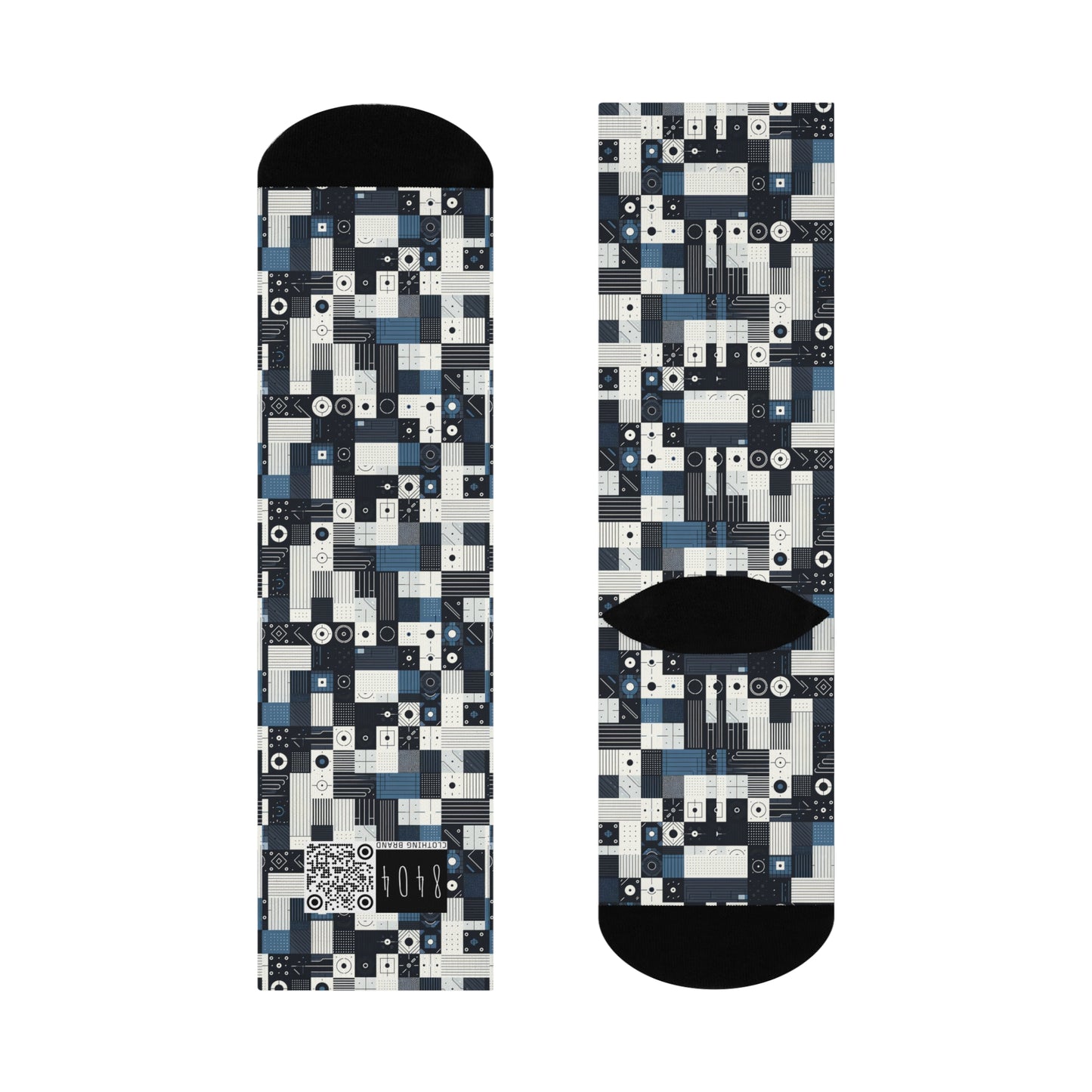 Minimalist Athleisure Minimalist Tech Cushioned Crew Socks - 8404 Design-39