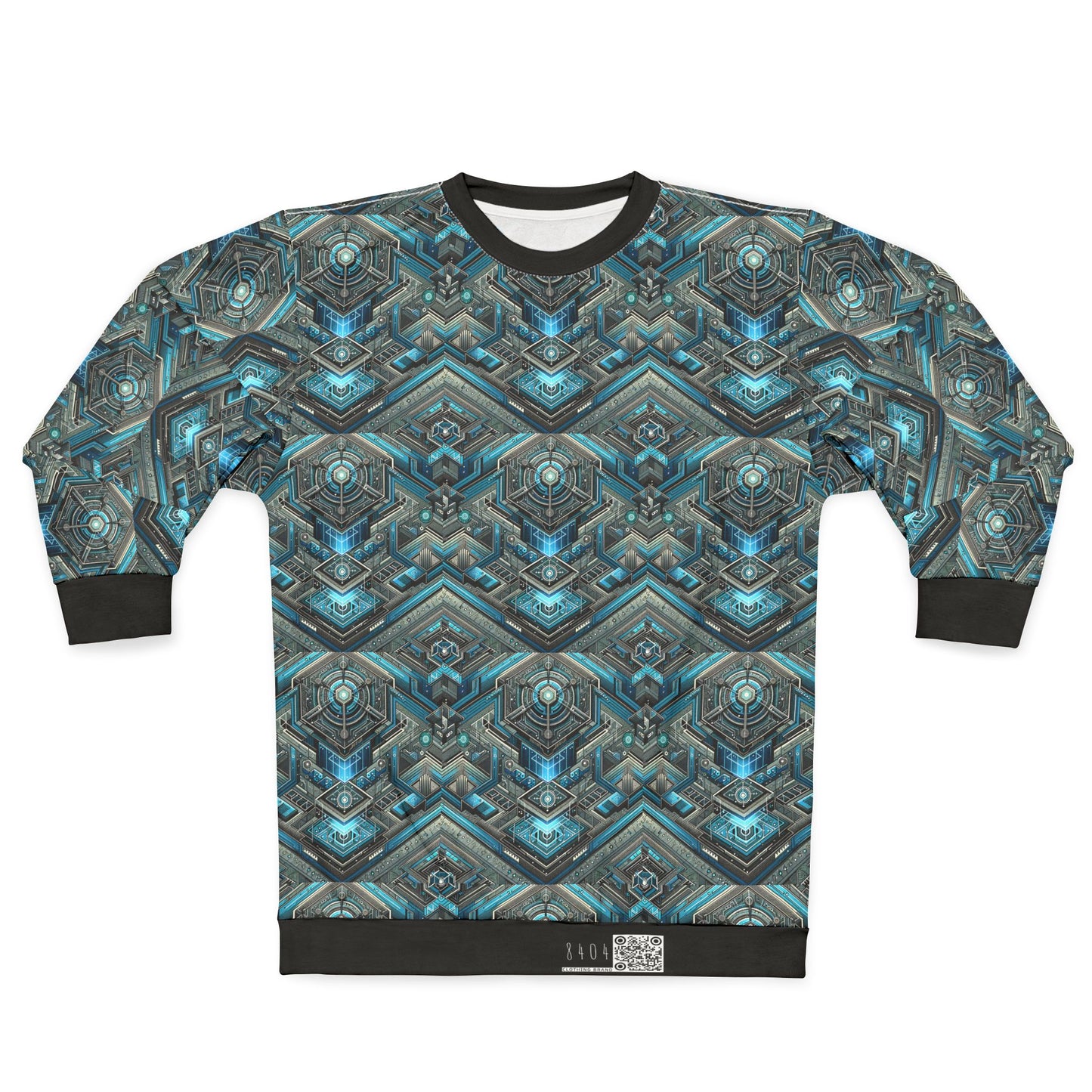 Tech-Infused Futurism Sleek Tech Edge Sweatshirt - 8404 Design-49