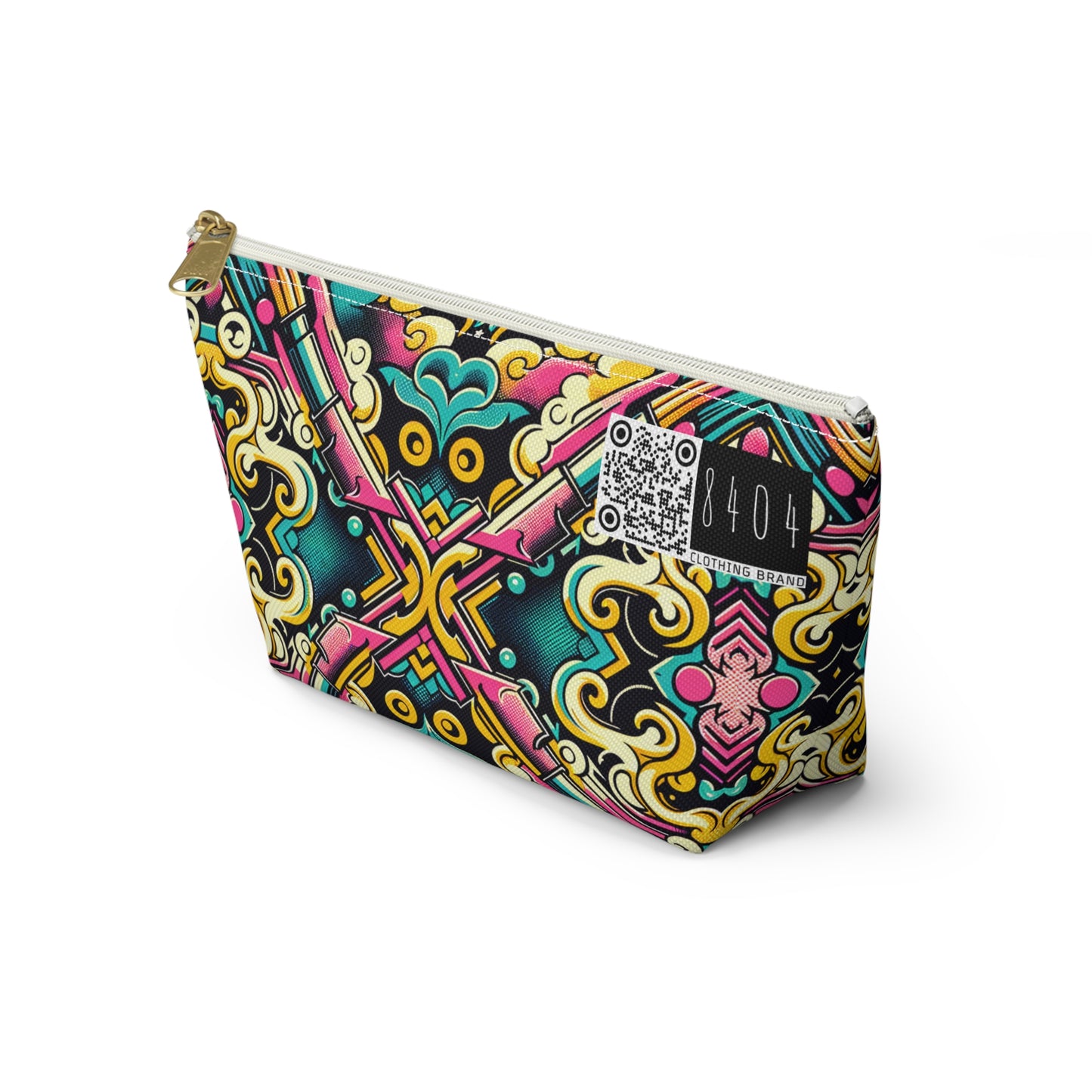 Neon Pop Art Revival Pop Culture Retro Accessory Pouch W T-Bottom - 8404 Design-59