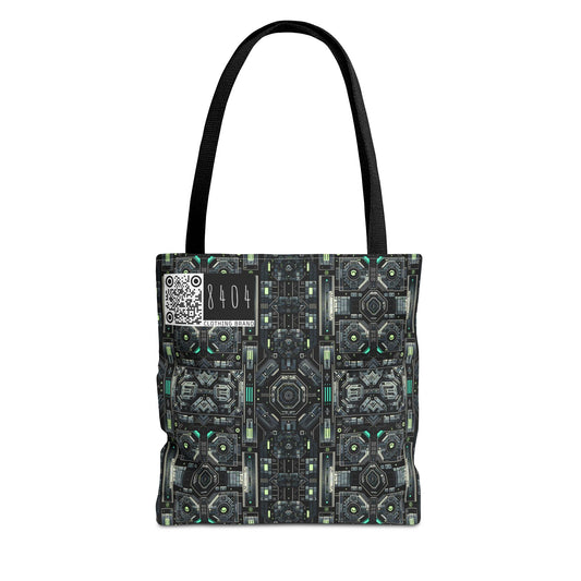 Tech Noir Tech-Forward Minimalism Tote Bag - 8404 Design-52