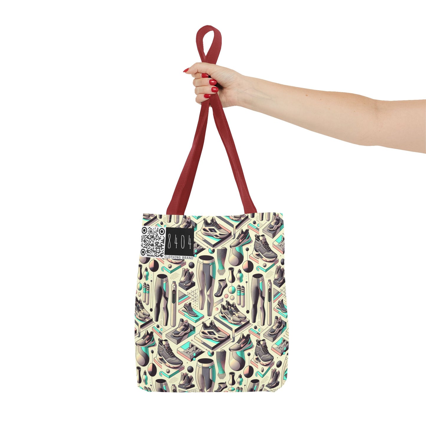 Tech-Infused Athleisure Futuristic Athletic Tech Tote Bag - 8404 Design-44
