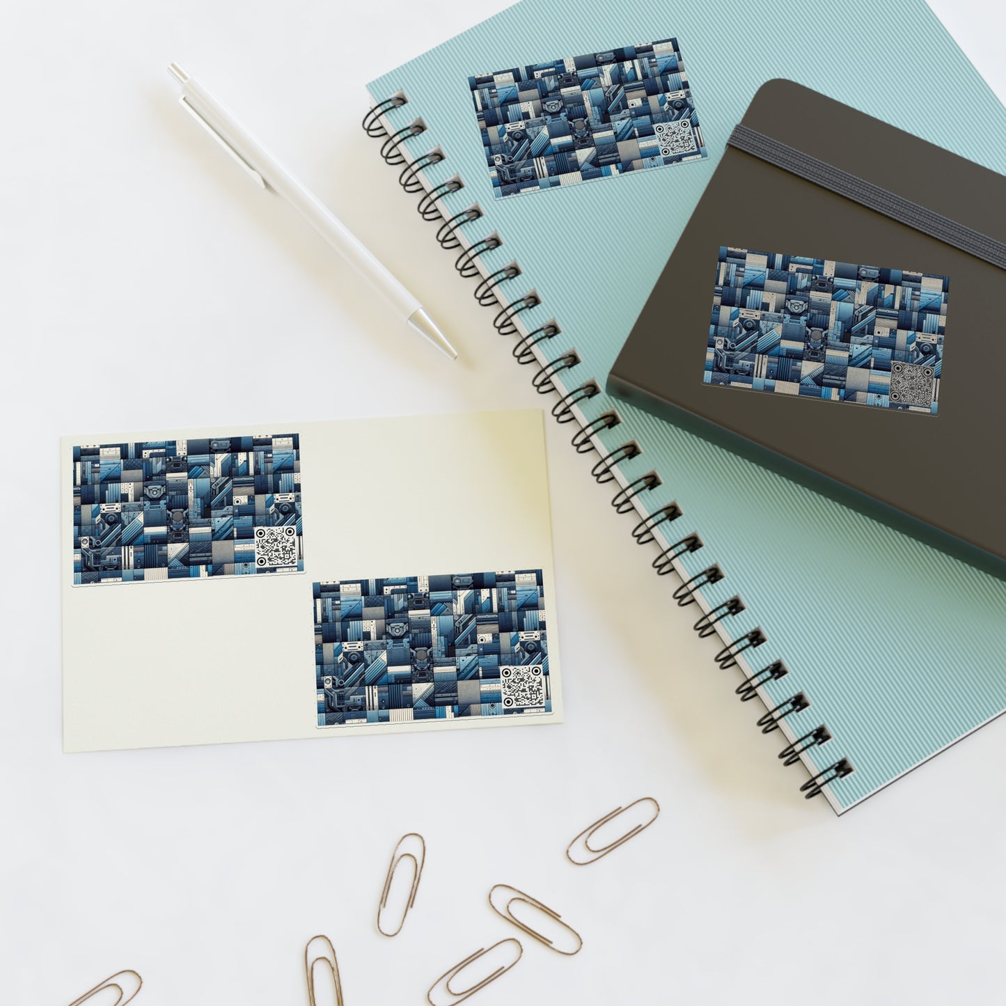 Tech-Inspired Utility Tech-Forward Streetwear With Utilitarian Edge Sticker Sheets - 8404 Design-44