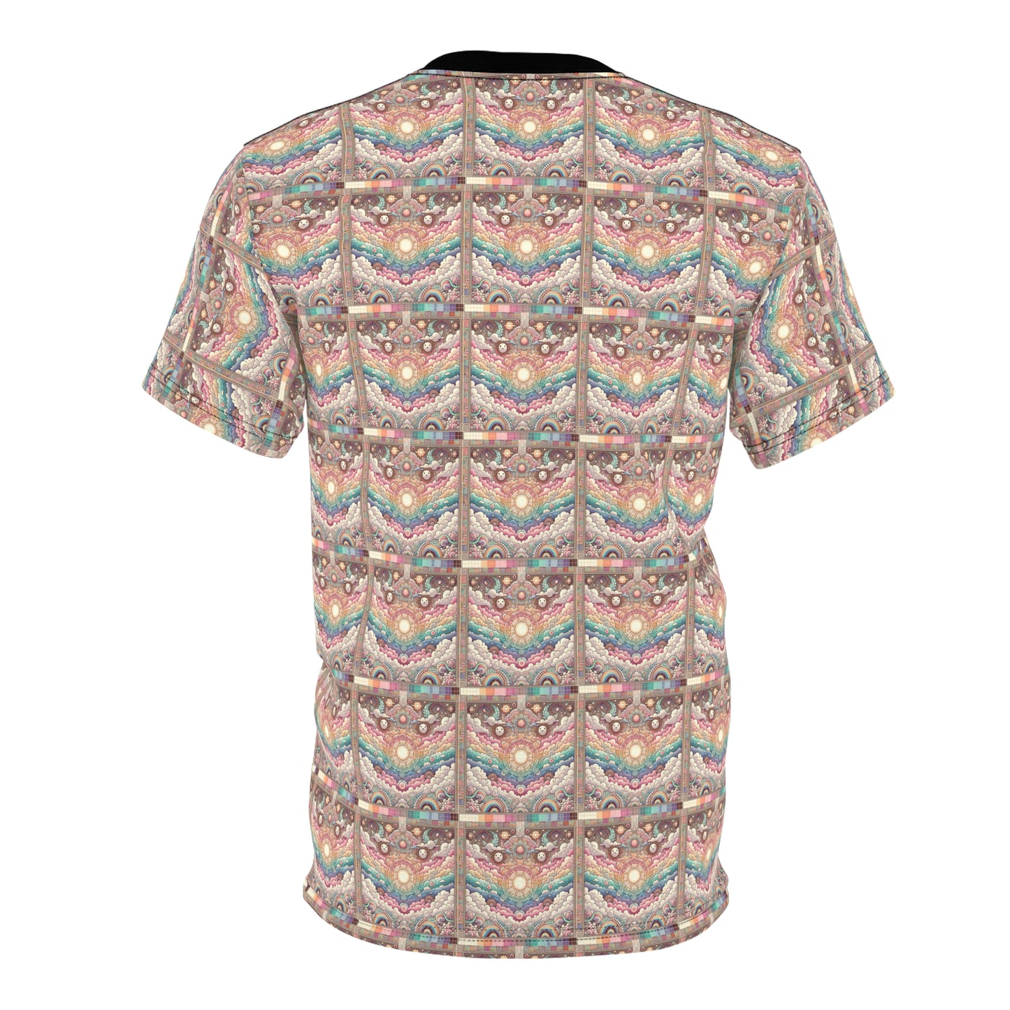 Digital Dreamland Whimsical and Nostalgic Streetwear With a Digital Twist Unisex Cut & Sew Tee - 8404 Design-56