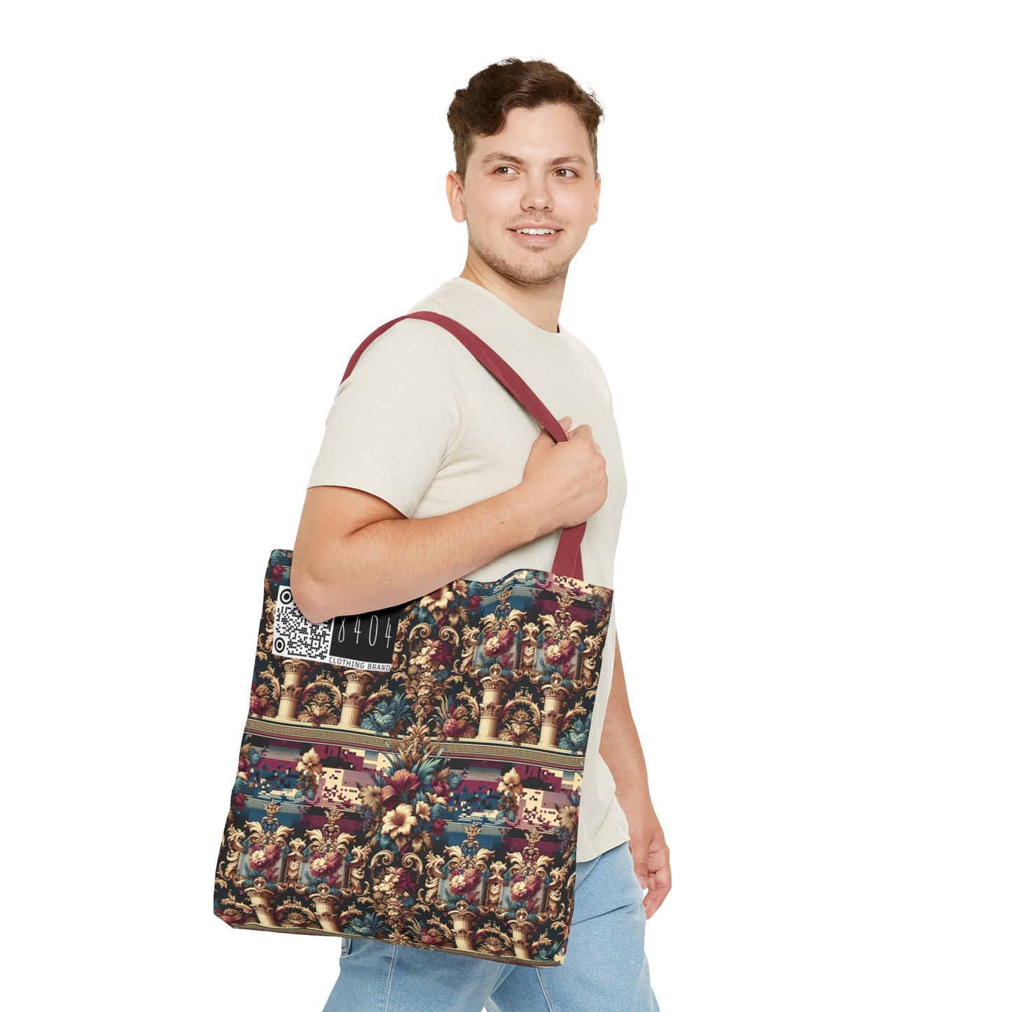 Digital Renaissance Modern Baroque Fusion Tote Bag - 8404 Design-58