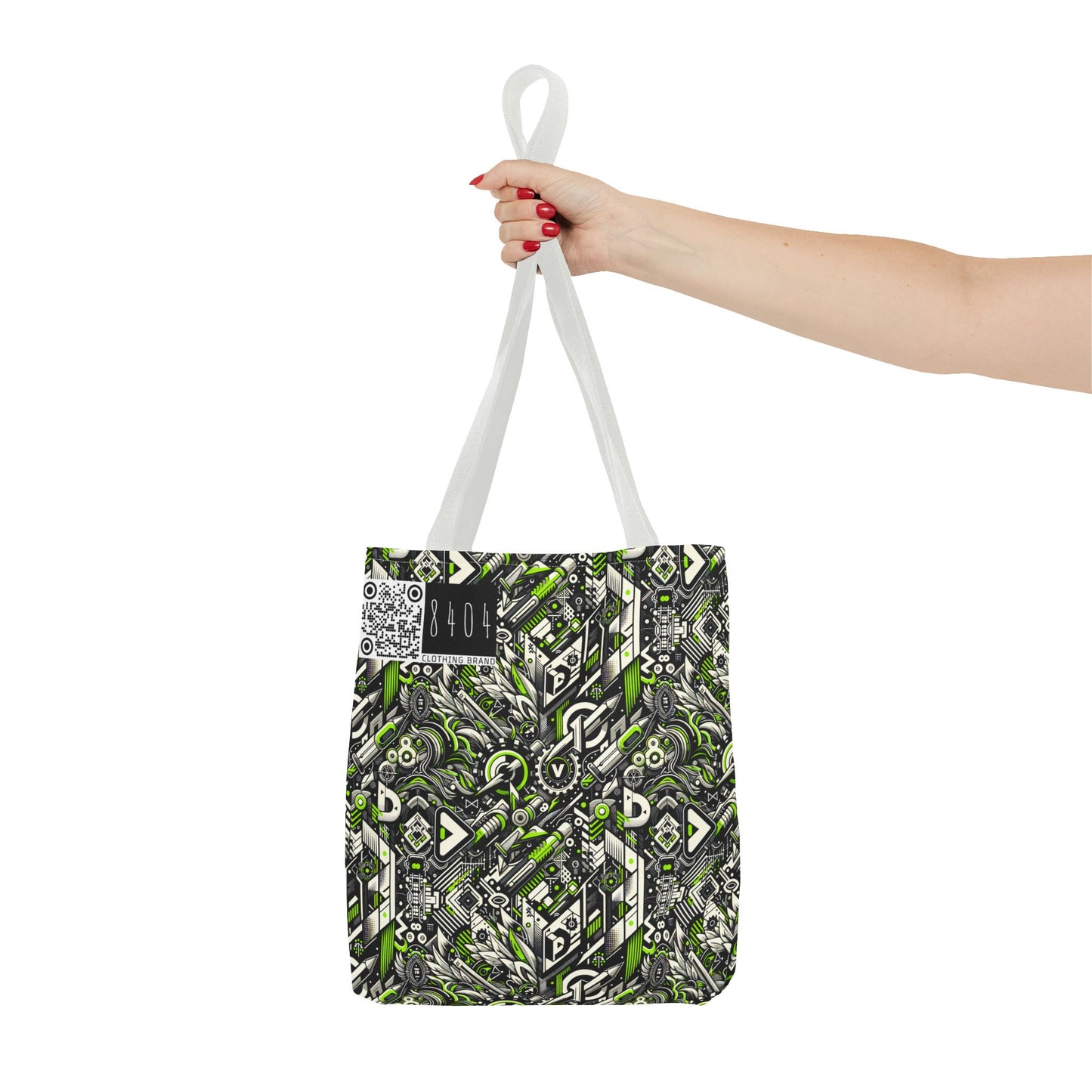 Graffiti Tech Fusion Bold Streetwear Fusion Tote Bag - 8404 Design-59