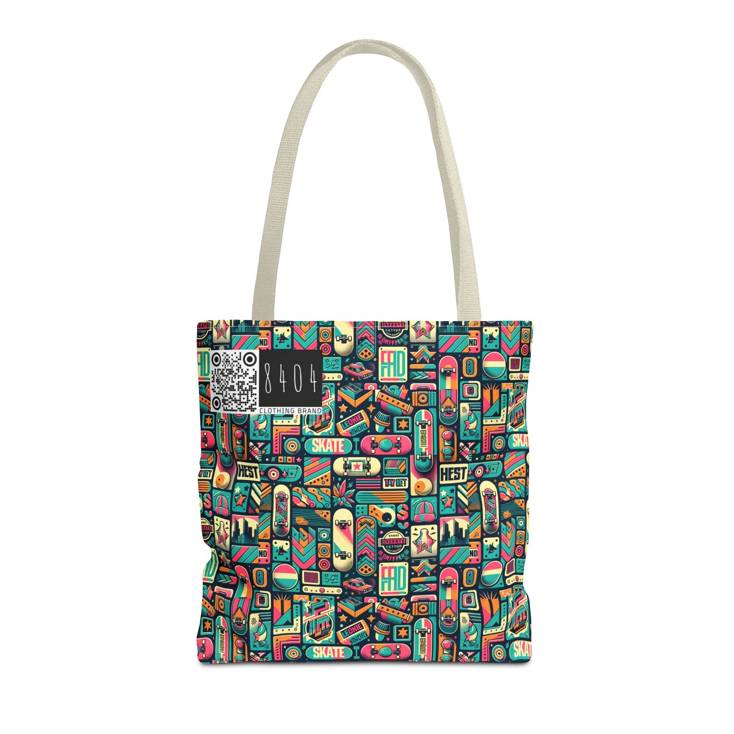 Skate Culture Revival Urban Retro Cool Tote Bag - 8404 Design-61
