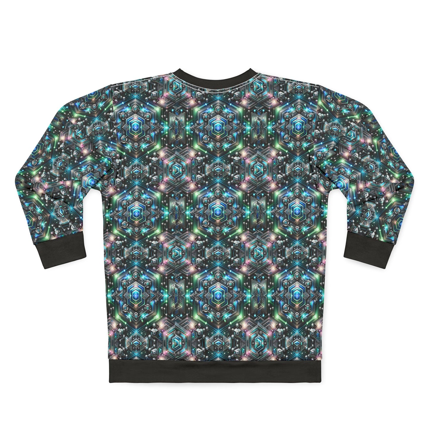 Tech-Infused Futurism Futuristic Tech Sweatshirt - 8404 Design-63