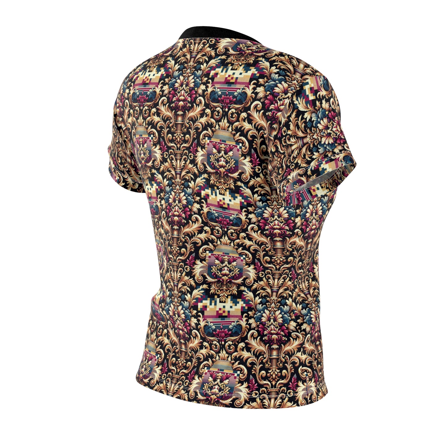 Digital Renaissance Modern Baroque Fusion Women's Cut & Sew Tee - 8404 Design-53