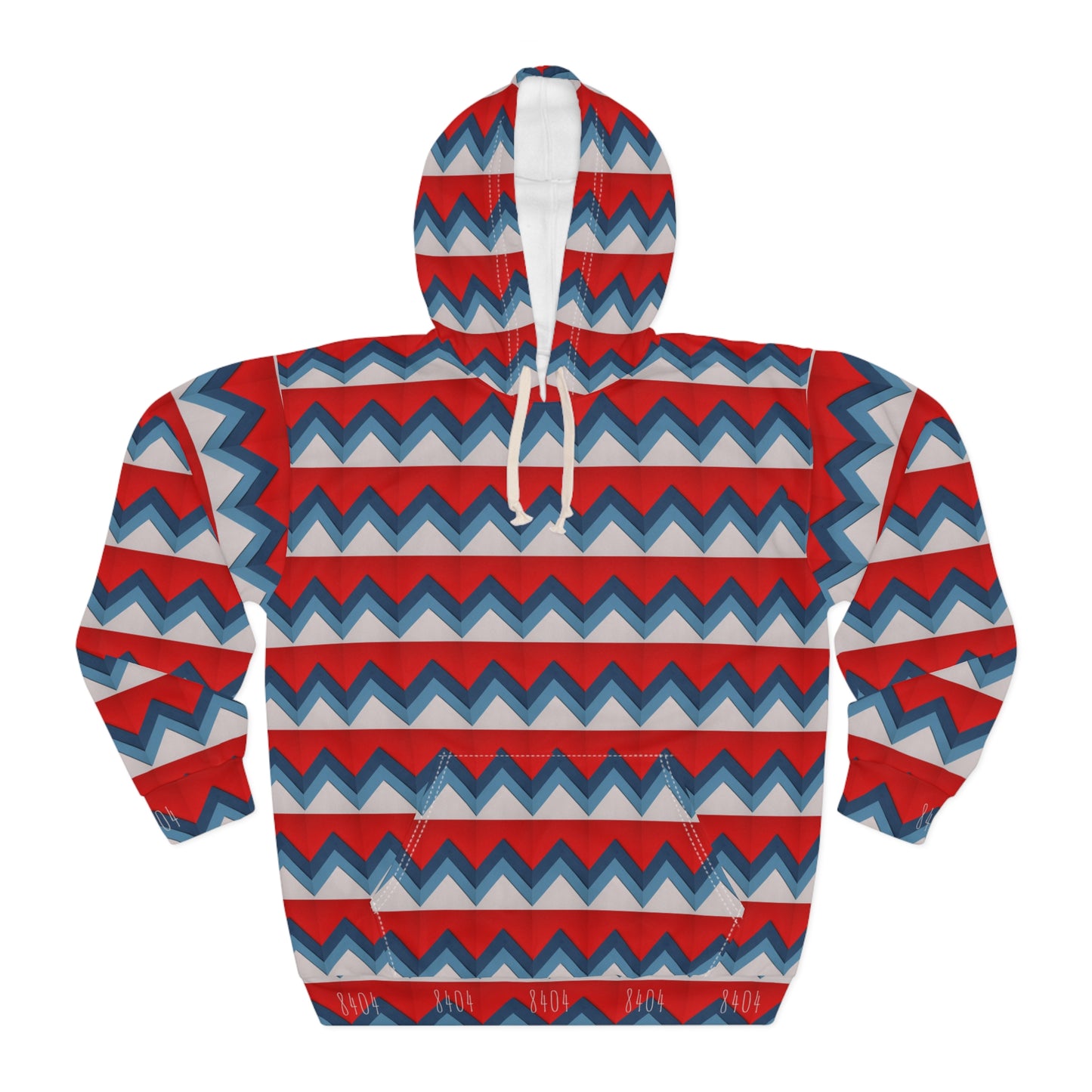 8404's Unisex Adult "chevrons" Fashion Pullover Hoodie