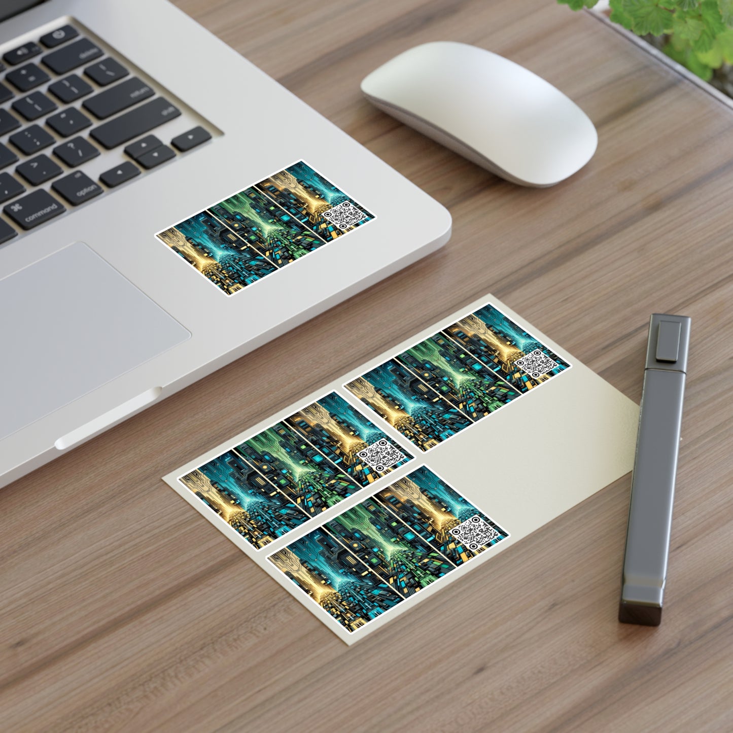 Cyber Punk Graphics Tech-Inspired Cyberpunk Sticker Sheets - 8404 Design-67