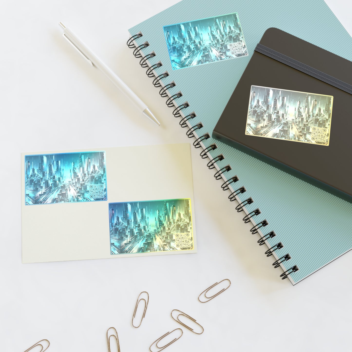 Digital Motion Futuristic Tech Sticker Sheets - 8404 Design-68
