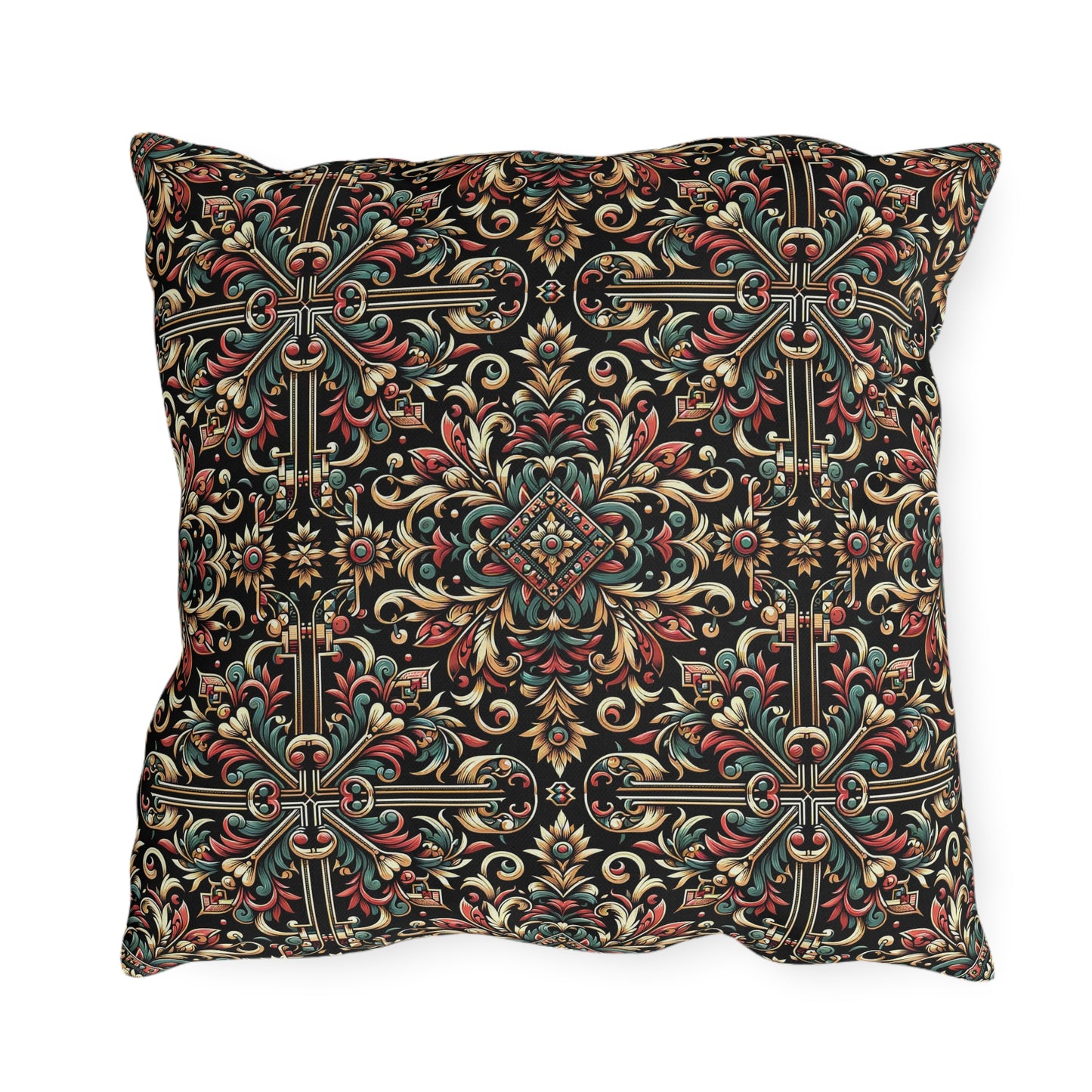 Streetwear Renaissance Artistic Clash of Old and New Outdoor Pillow - 8404 Design-46