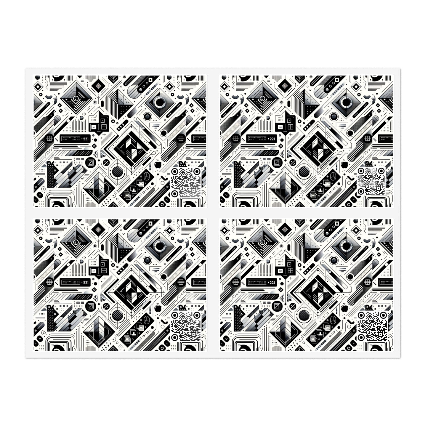 Tech Minimalism Minimalist Tech Sticker Sheets - 8404 Design-72