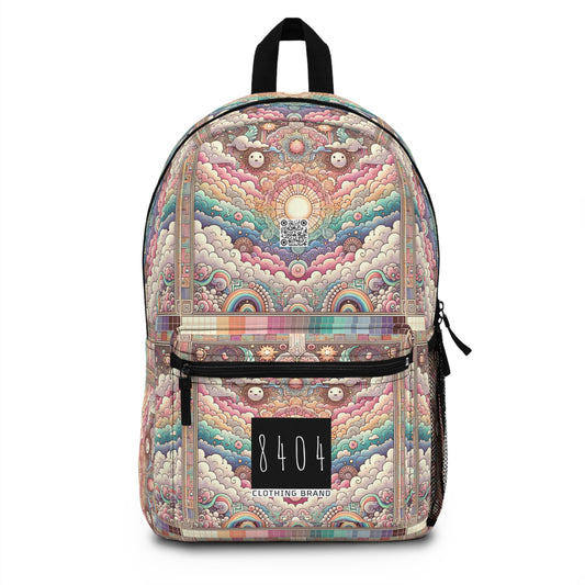 Digital Dreamland Whimsical and Nostalgic Streetwear With a Digital Twist Backpack - 8404 Design-56