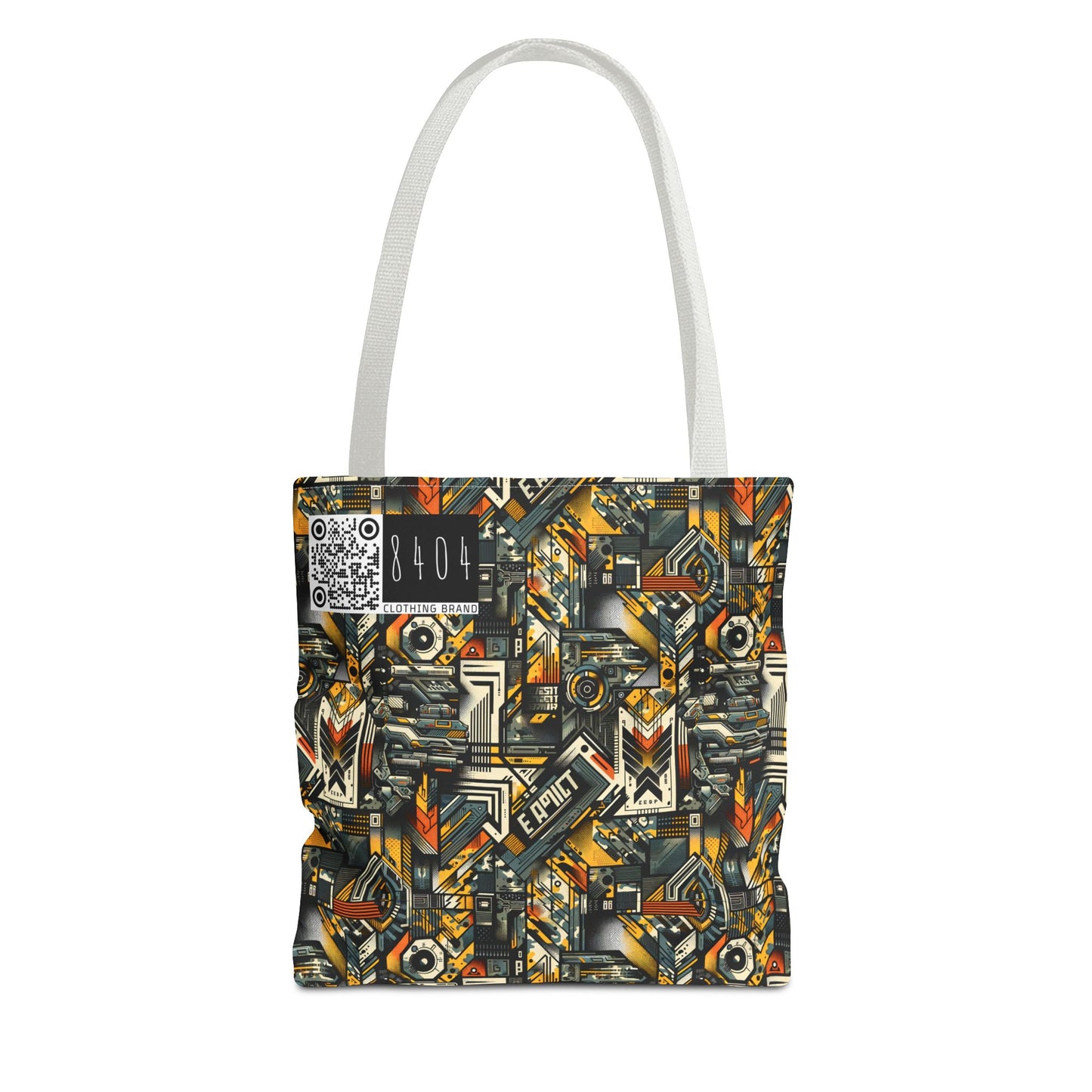 Digital Punk Futuristic Grunge Tote Bag - 8404 Design-49