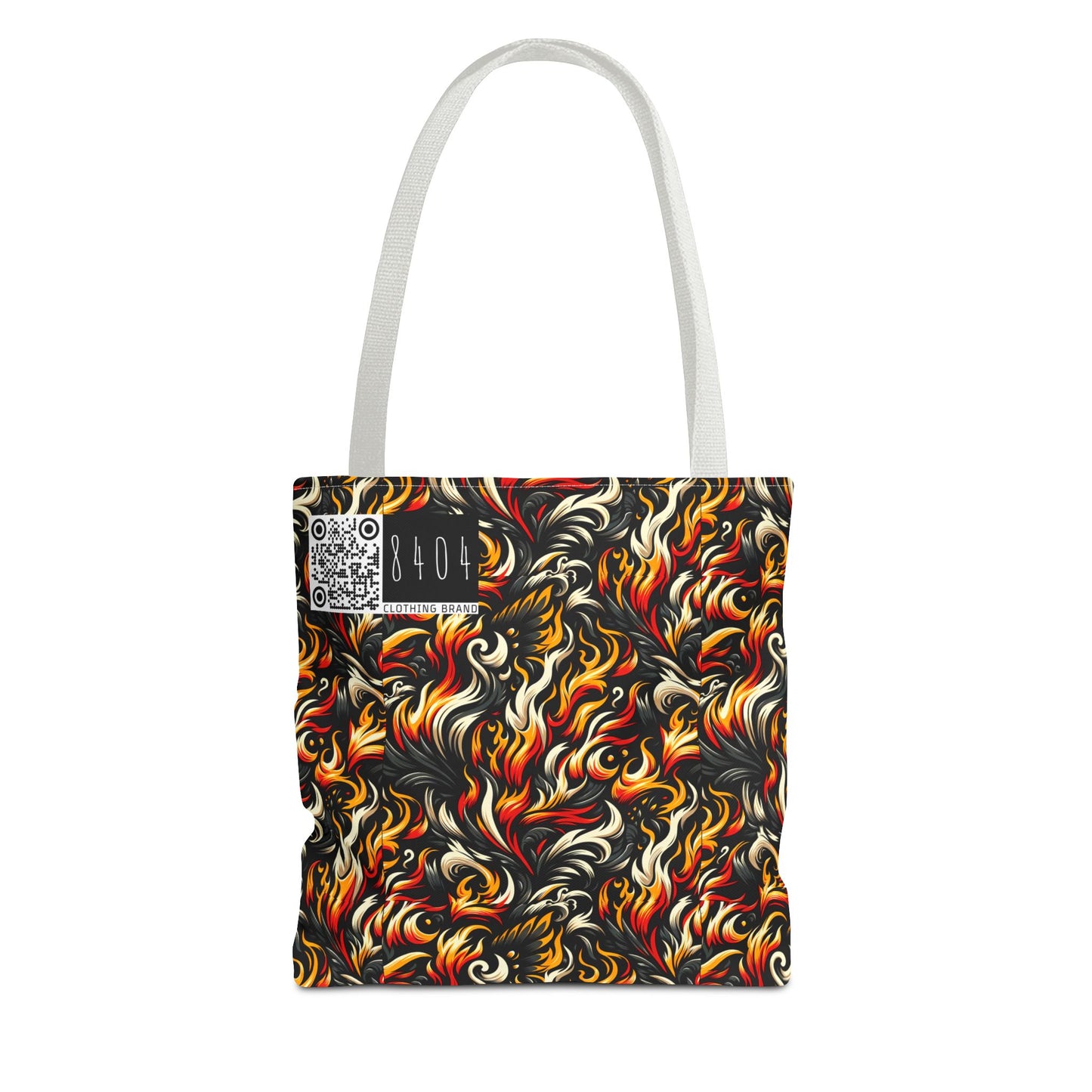Fire & Flames Bold Streetwear Statement Tote Bag - 8404 Design-55