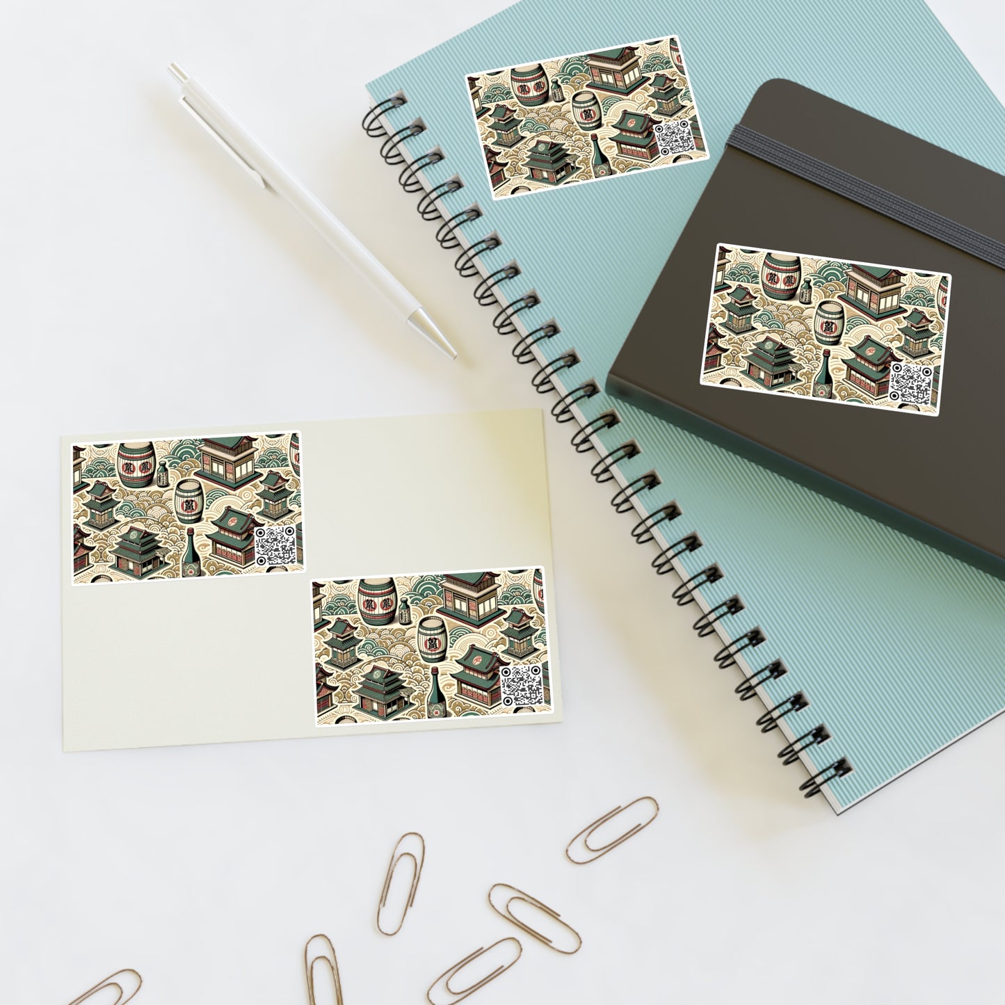 Cultural Artisanal Fusion Contemporary Cultural Elegance Sticker Sheets - 8404 Design-68