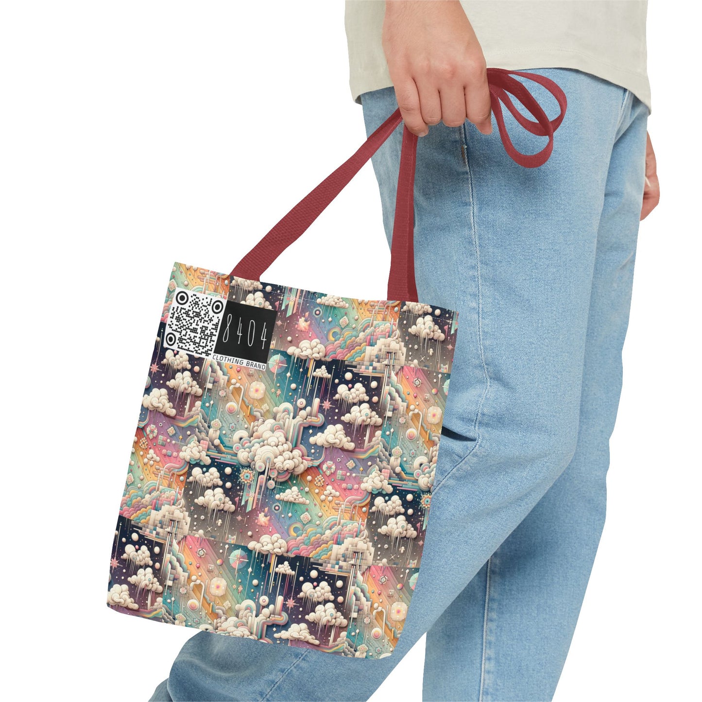 Digital Dreamland Whimsical and Nostalgic Streetwear With a Digital Twist Tote Bag - 8404 Design-52
