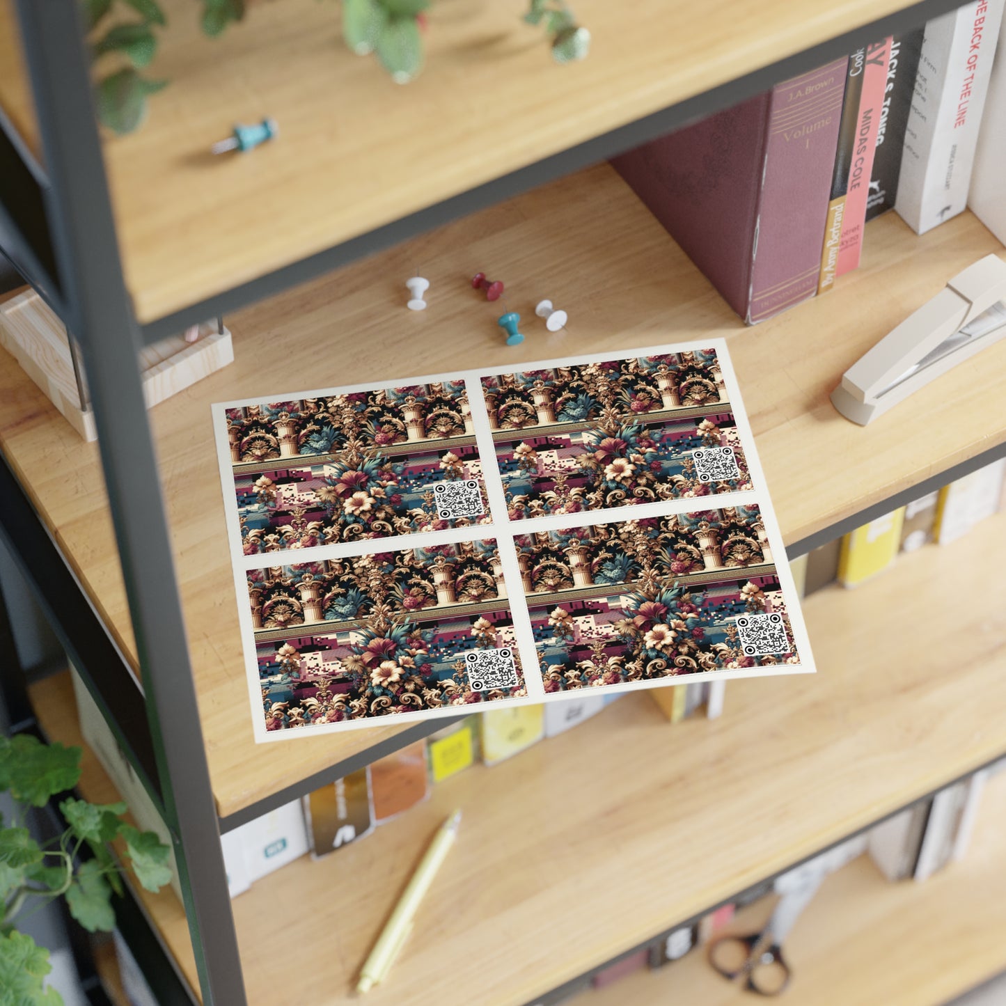Digital Renaissance Modern Baroque Fusion Sticker Sheets - 8404 Design-58