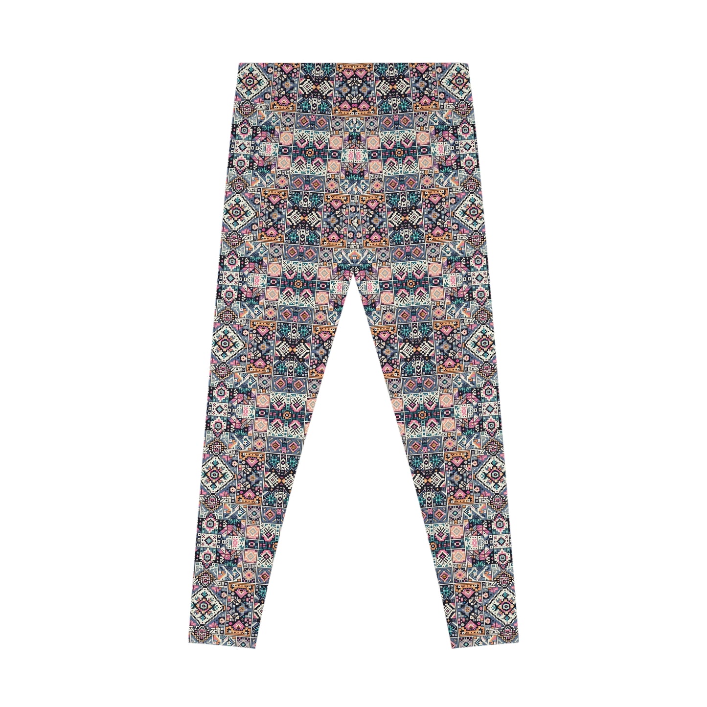Digital Artisanal Fusion Digital Artisanal Stretch Leggings - 8404 Design-65